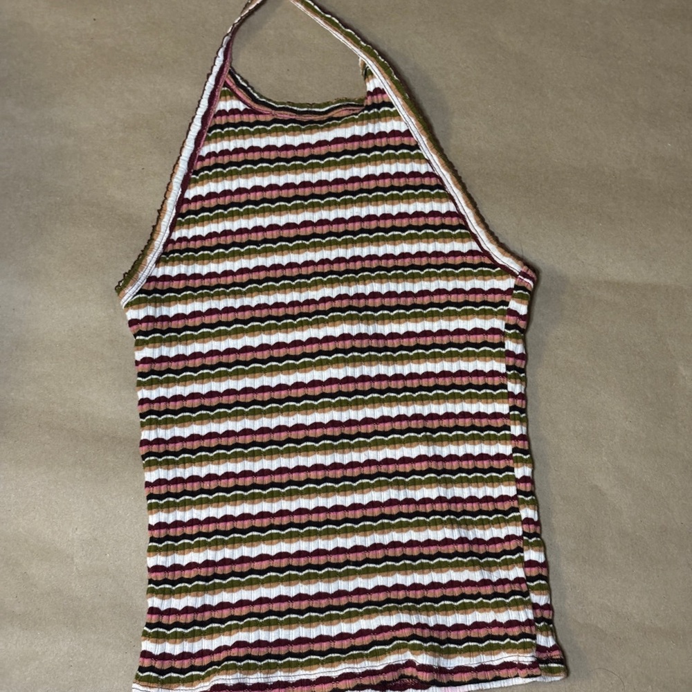 American Eagle Outfitters Multicolor Striped Tank Top